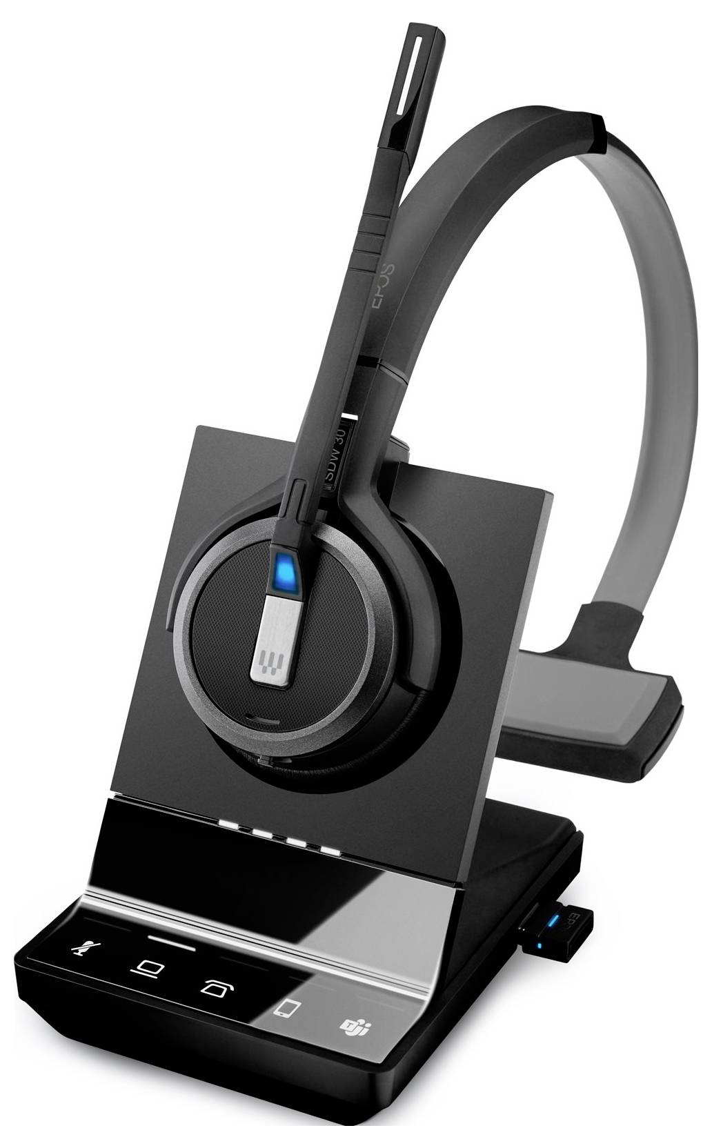 EPOS IMPACT SDW 5036T Micro-casque supra-auriculaire sans fil, DECT Mono noir Noise Cancelling, Suppression du bruit du -1