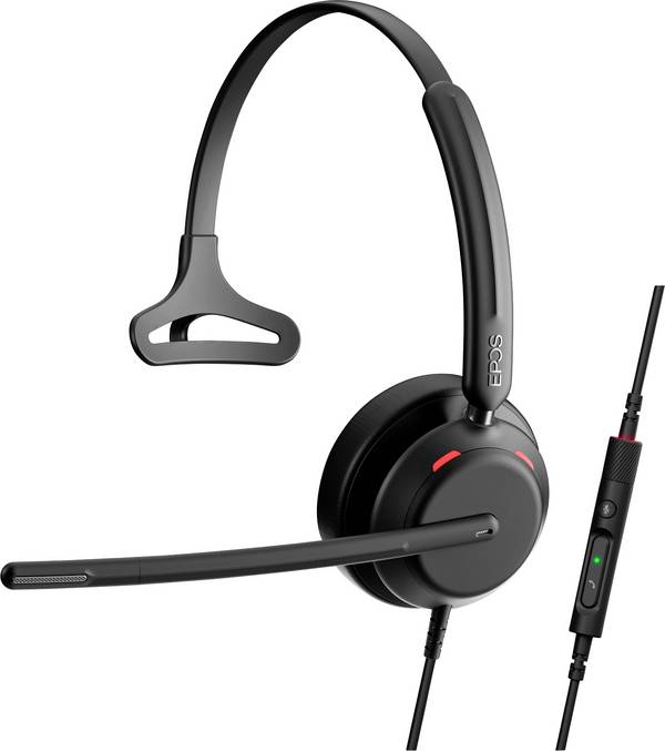 EPOS IMPACT 730  Micro-casque supra-auriculaire filaire Mono noir   téléphone