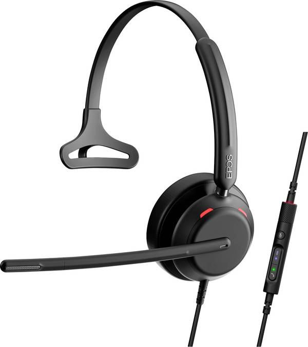 EPOS IMPACT 730T  Micro-casque supra-auriculaire filaire Mono noir   téléphone