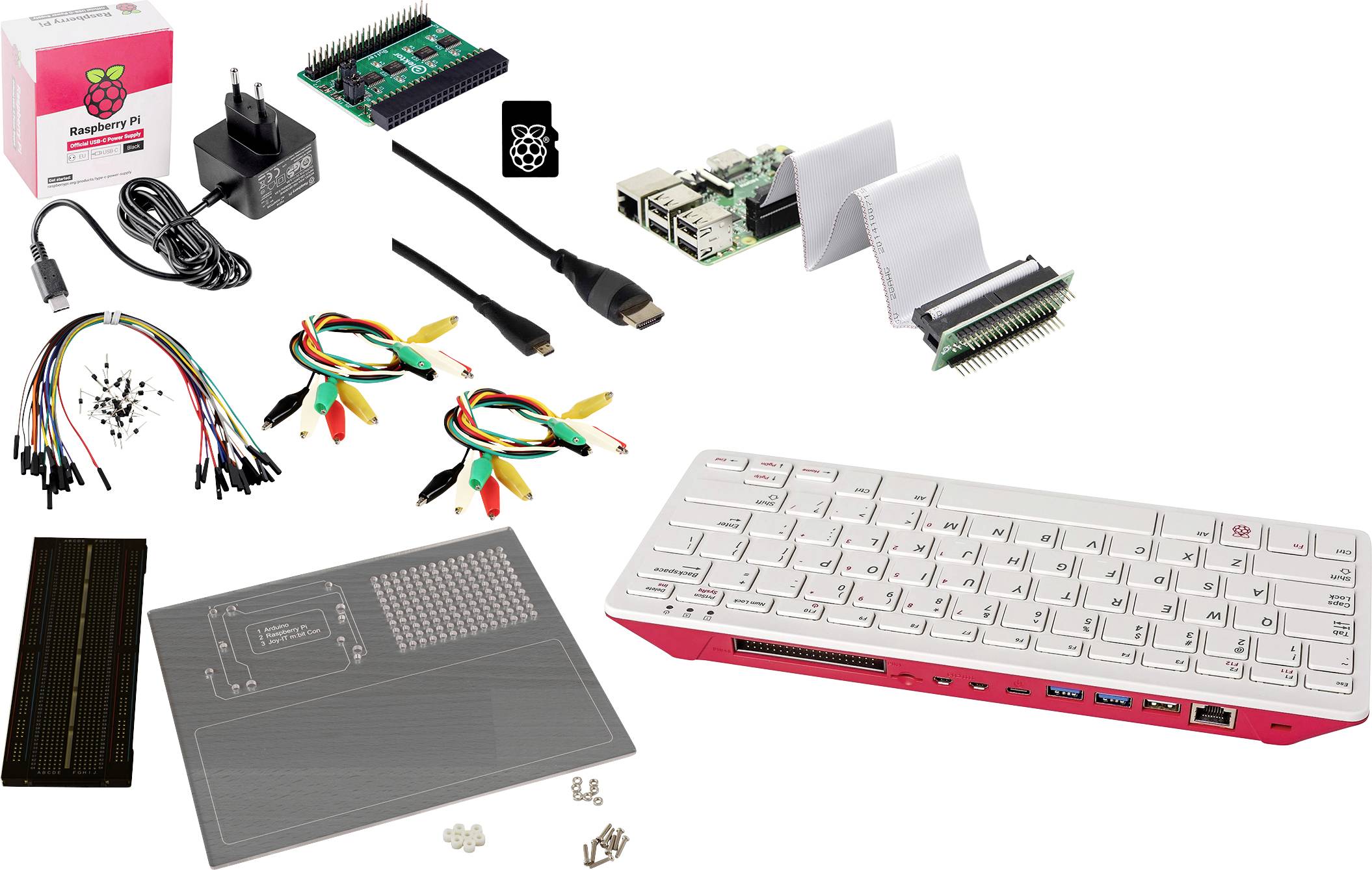 Joy-it Experiment Kit Raspberry Pi® 400 4 GB 4 x 1.8 GHz-0