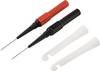 VOLTCRAFT MMS-130 Cellule de mesure Aiguille de mesure 0,7 mm de diamètre enfichable 4 mm;noir, rouge 3 A paire