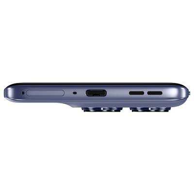 Bord inférieur d'un smartphone montrant un port de charge, une grille de haut-parleur et deux objectifs de caméra qui dépassent du boîtier.