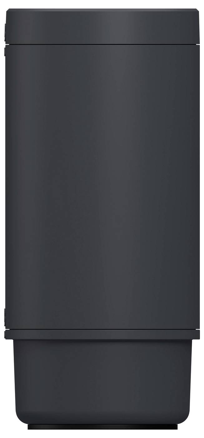 Mug de voyage cylindrique isolé gris foncé avec couvercle
