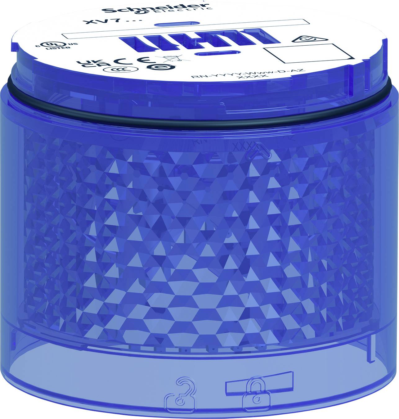 Schneider Electric Elément de colonne de signalisation XVB7C26 XVB7C26 LED bleu 1 pc(s)-0