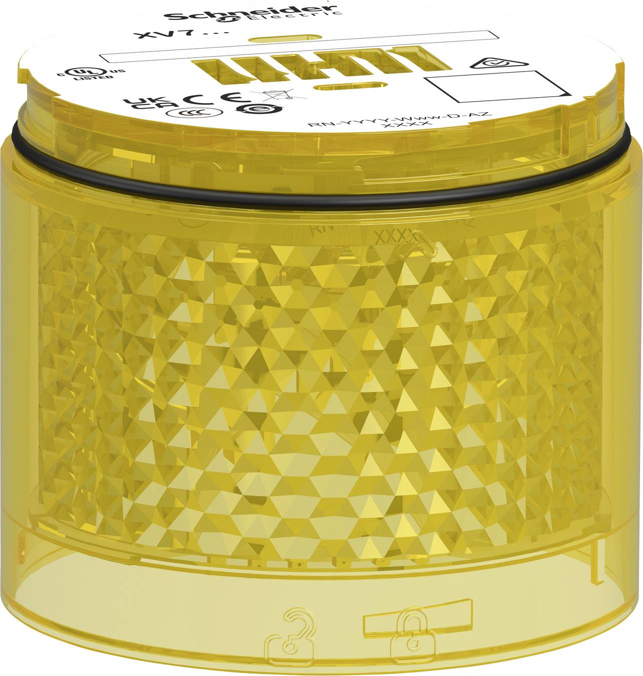 Schneider Electric Elément de colonne de signalisation XVB7C28 XVB7C28 LED jaune 1 pc(s)-0