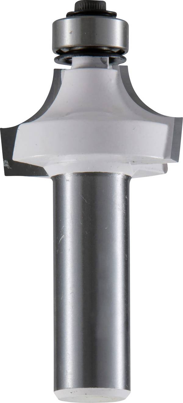 Makita D-48393 Fraise à moulurer  arc en plein cintre  Longueur 57 mm Dimension produit, Ø 28.6 mm Longueur de travail 14.5 mm Diamètre de tige 8 mm