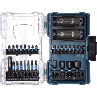 Makita Set de douilles pour boulonneuse à choc en pouces 1/4" (6.3 mm) E-22903-0