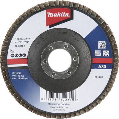 Makita D-63454 Disque à surfacer à lamelles Diamètre 115 mm Grain=80 1 pc(s)-0