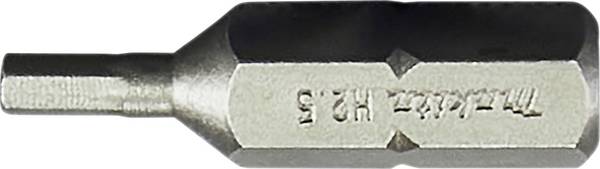 <br>  Makita<br>  B-23684<br>  <br>  Embout 6 pans<br>  Propulseur: 1/4" (6.3 mm)<br>  Sortie: hexagonal<br>  2.5 mm<br>  25 mm<br>