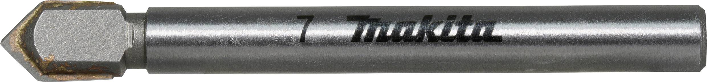 Makita D-78449 Foret à verre 7 mm Longueur totale 58 mm tige cylindrique 1 pc(s)-0