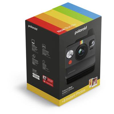 Polaroid Everything Box Now Gen3 Black Appareil photo à développement instantané noir avec flash intégré-1