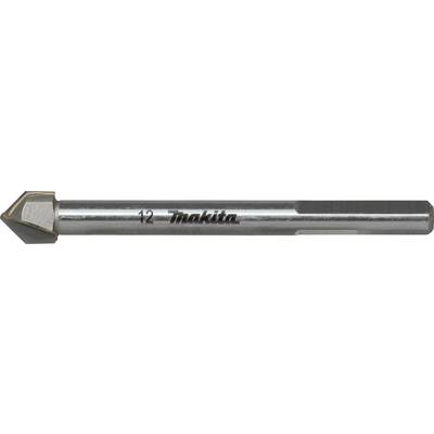 Makita D-78477 Foret à verre 12 mm Longueur totale 96 mm tige cylindrique 1 pc(s)-0