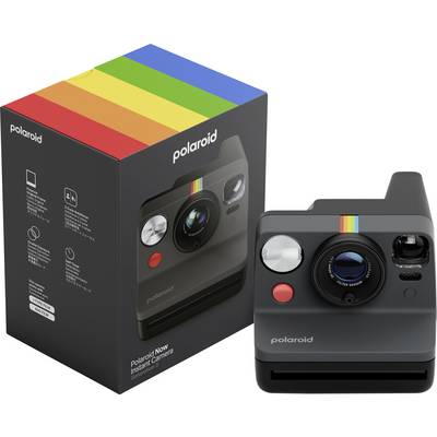 Polaroid Now Gen3 Camera Black Appareil photo à développement instantané noir batterie intégrée-0