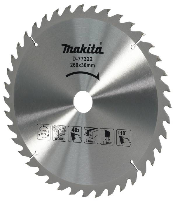 Makita  D-77322 Lame de scie circulaire   1 pc(s)