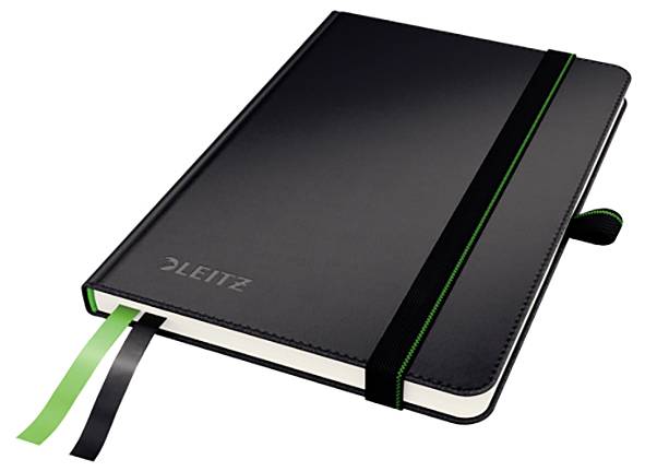 Leitz 44790095 Cahier quadrillé noir Nombre de pages: 80 DIN A6-0