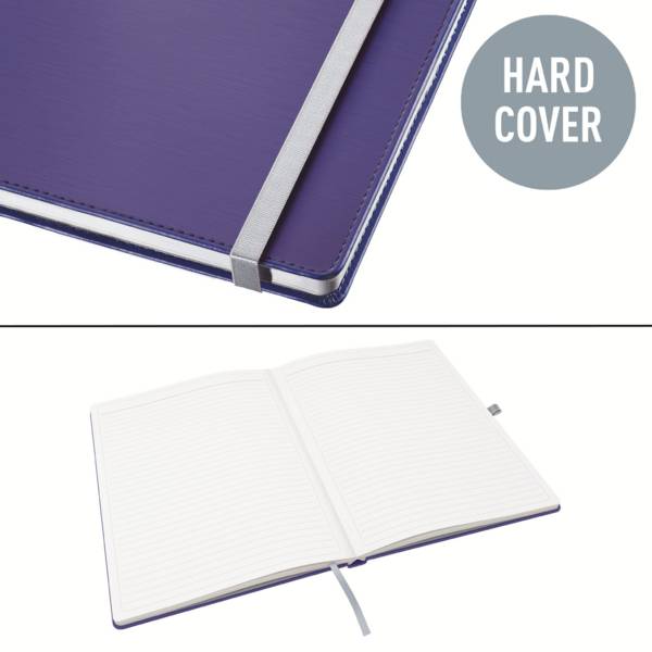 Leitz 44851069 Cahier ligné bleu titane Nombre de pages: 80 DIN A5-5