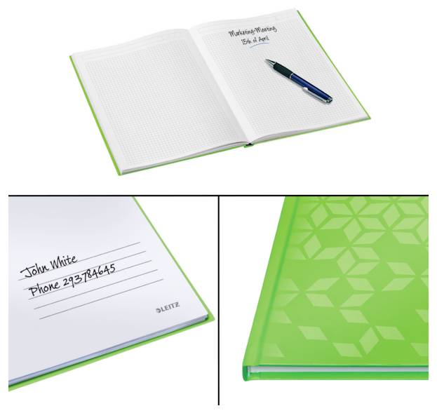 Leitz 46261054 Cahier quadrillé vert Nombre de pages: 80 DIN A4-1