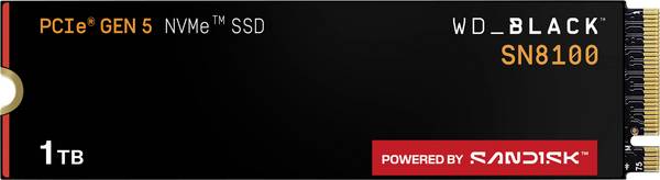Western Digital Black WD_BLACK SN8100 NVMe, 1 To, M.2, 14900 Mo/s