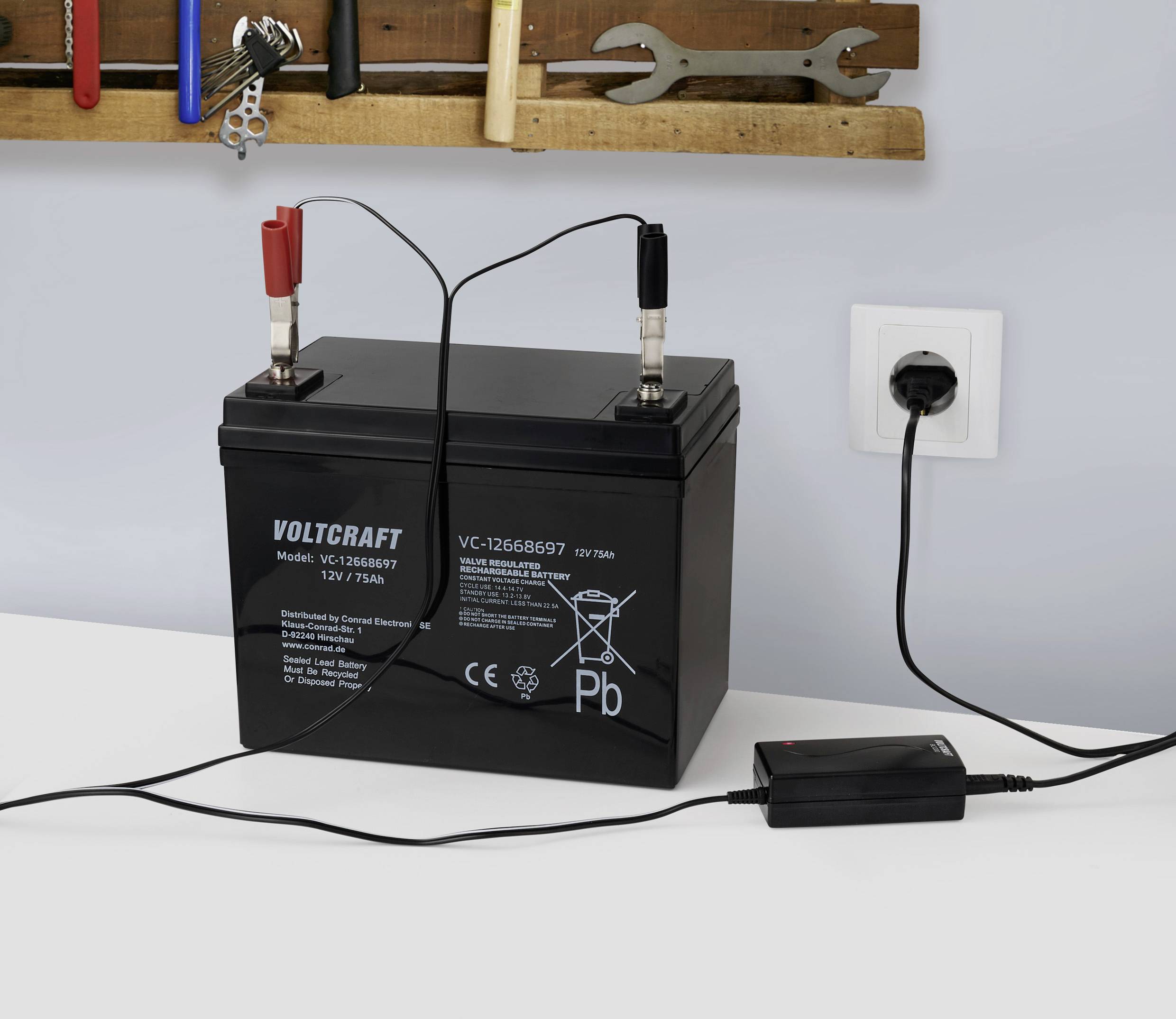 Chargeur pour batteries au plomb VOLTCRAFT VC-17180120 6 V, 12 V, 24 V 1 pc(s)-3