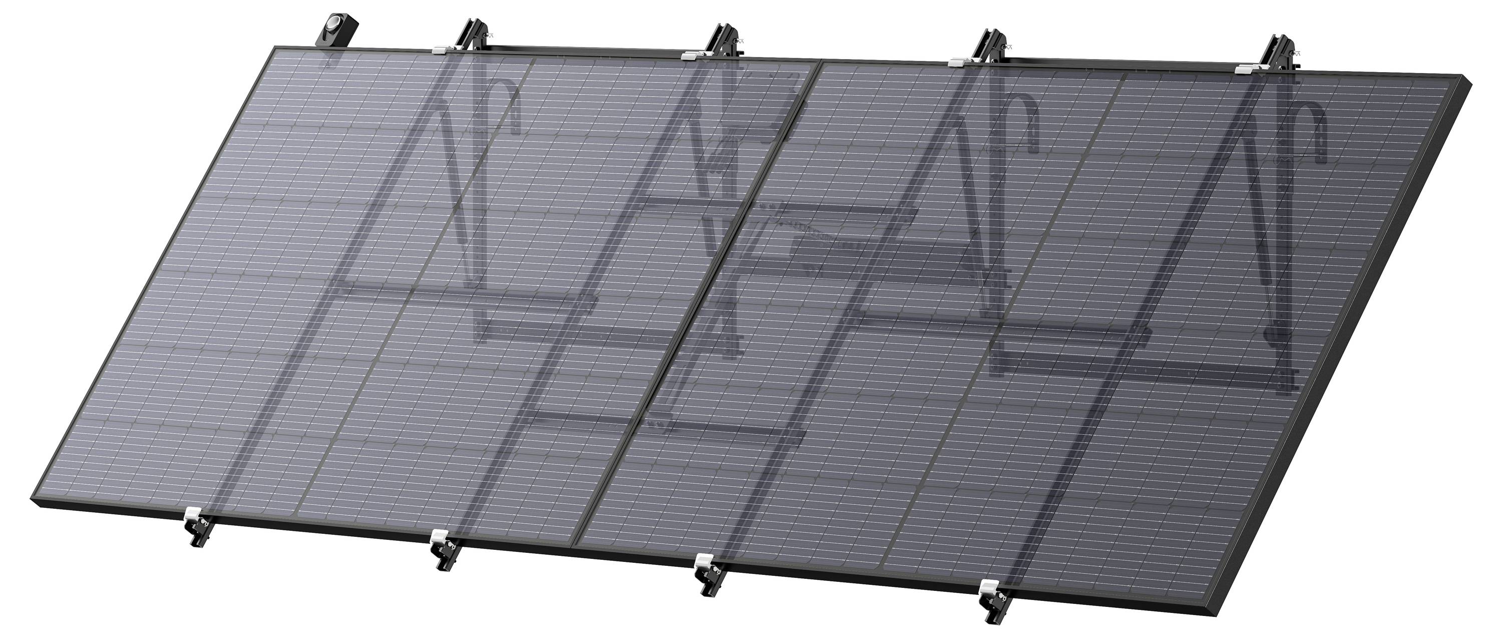 ECOFLOW EFA-BKSINGLETRACKER2-B-EU single axis solar tracker Support pour module-0