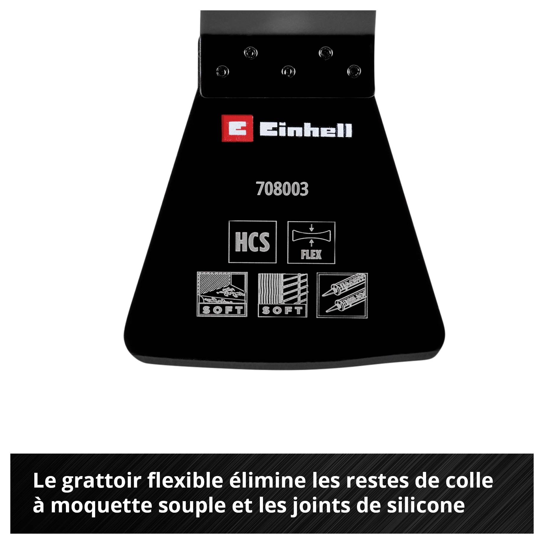 Einhell 708003 Schaber HCS, Flexibel 52mm Acier Chrome-Vanadium, HCS Grattoir 52 mm 1 pc(s)-2