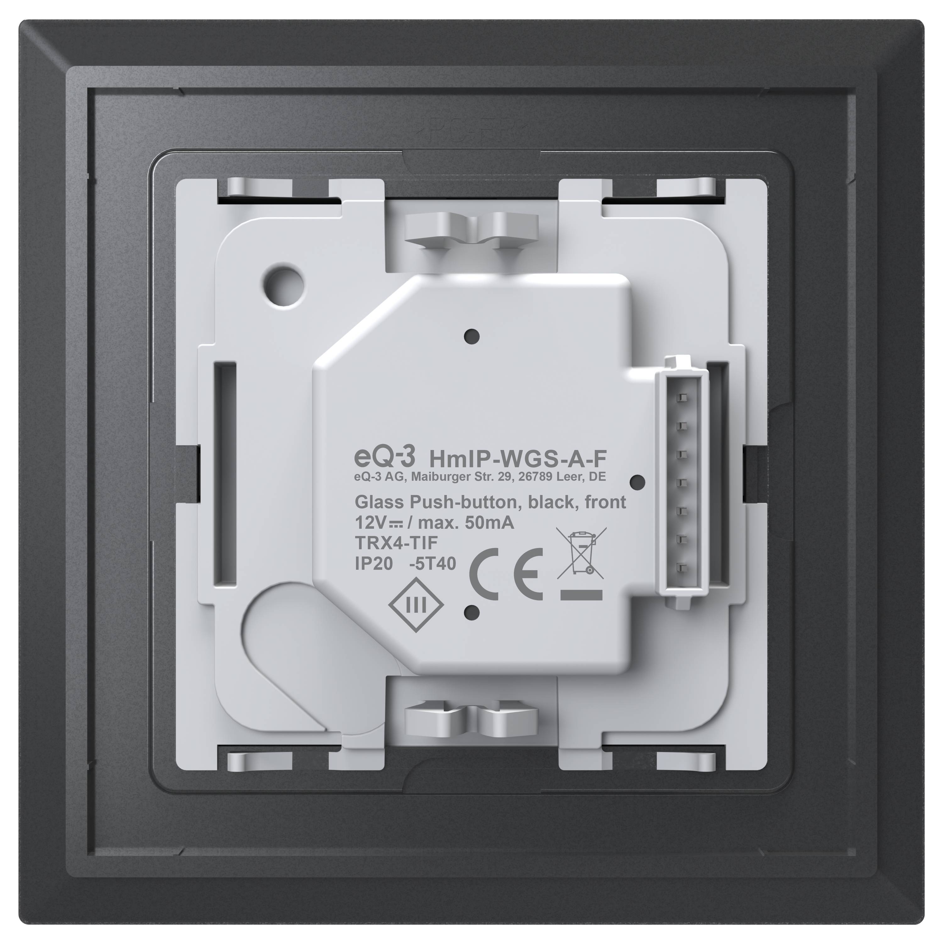 Homematic IP sans fil Bouton-poussoir Funk Glastaster-3