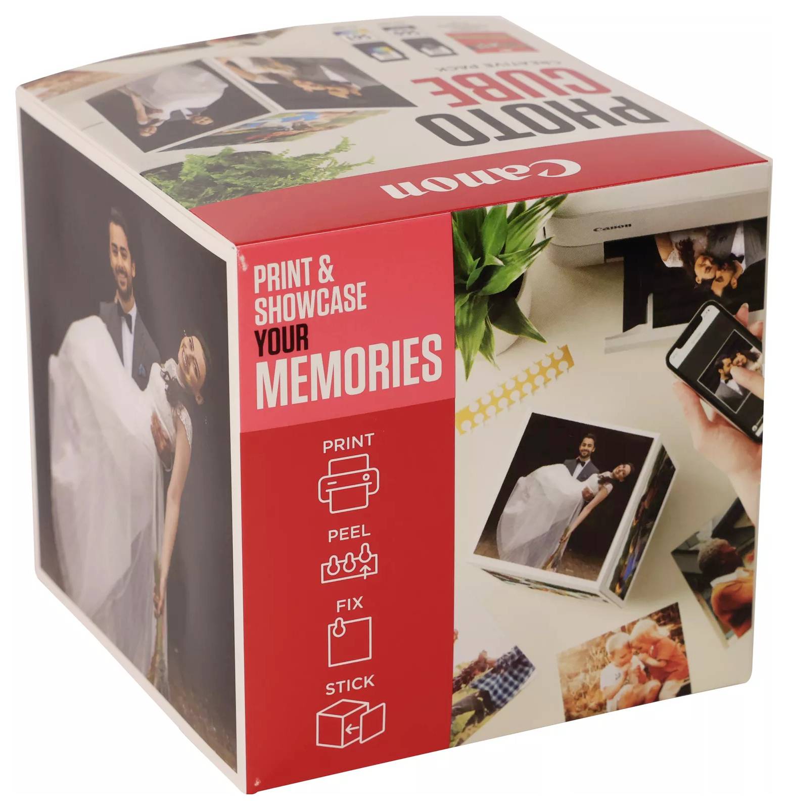 Canon Set de cubes photos PG-560+CL-561 d'origine pack bundle noir, couleur, blanc, rose fluorescent 3713C011-1