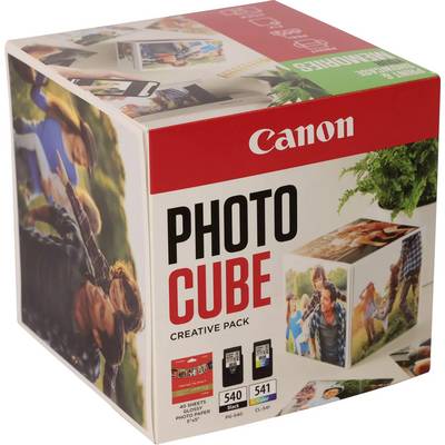 Canon Set de cubes photos PG-540+CL-541 d'origine pack bundle noir, couleur, vert, blanc 5225B019-0