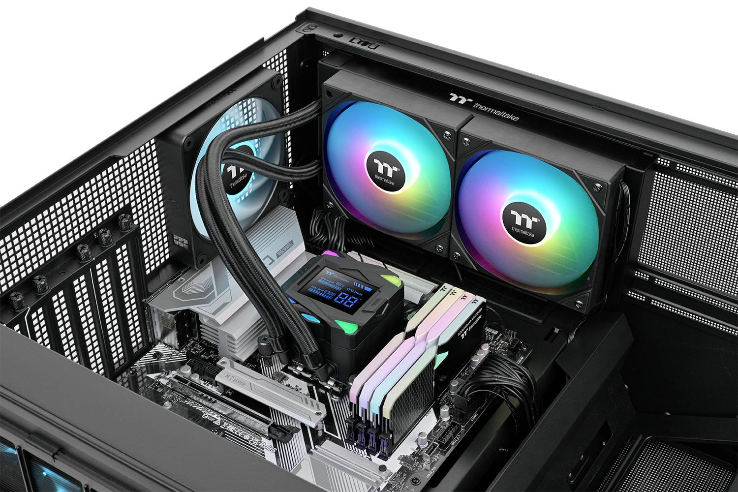 Thermaltake LA240-S ARGB Sync All-In-One Liquid Cooler System Black Système de refroidissement à l'eau pour PC-11