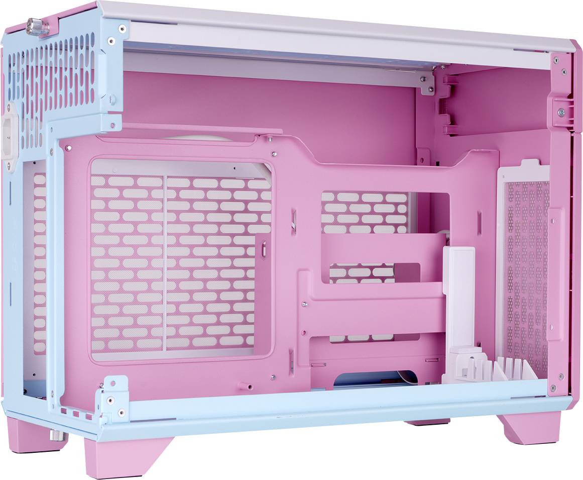 mini-tour Thermaltake TR100 Bubble Pink Boîtier gaming rose bubble gum-0