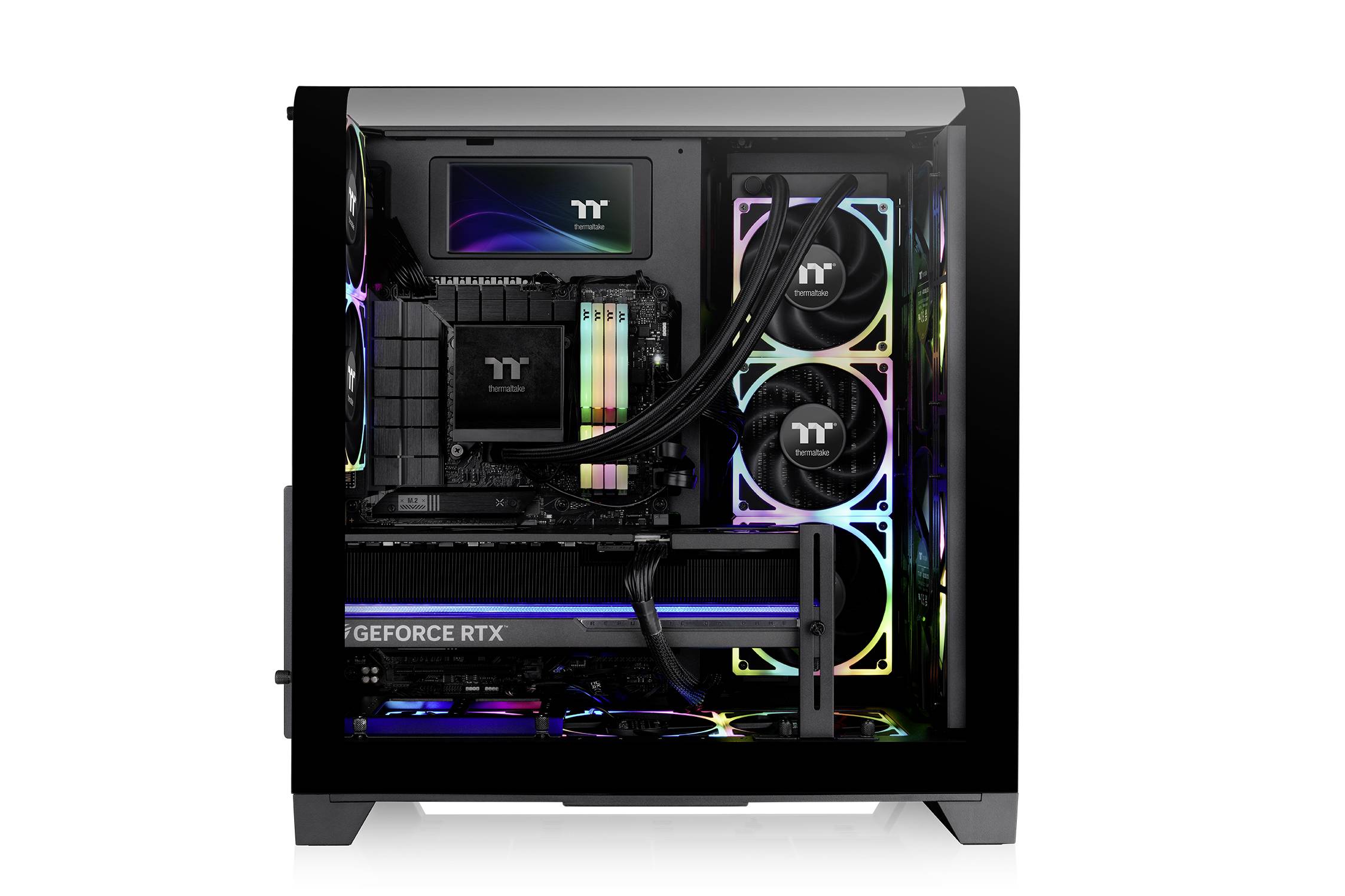 Tour midi Thermaltake View 390 Air Black Boîtier PC noir-25