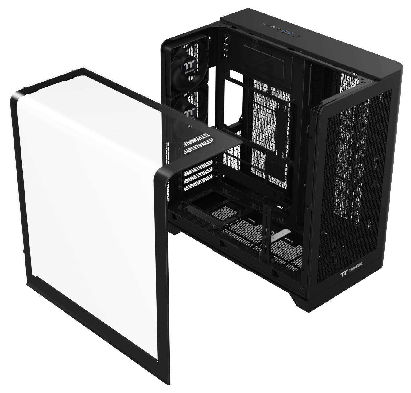 Tour midi Thermaltake View 390 Air Black Boîtier PC noir-21