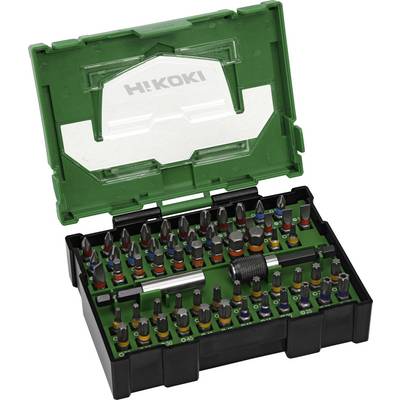 HiKOKI 40030024 Jeu d'embouts TORX® intérieur, vis à fente, cruciforme Phillips, vis Pozidriv, hexagonal avec porte-embo-0