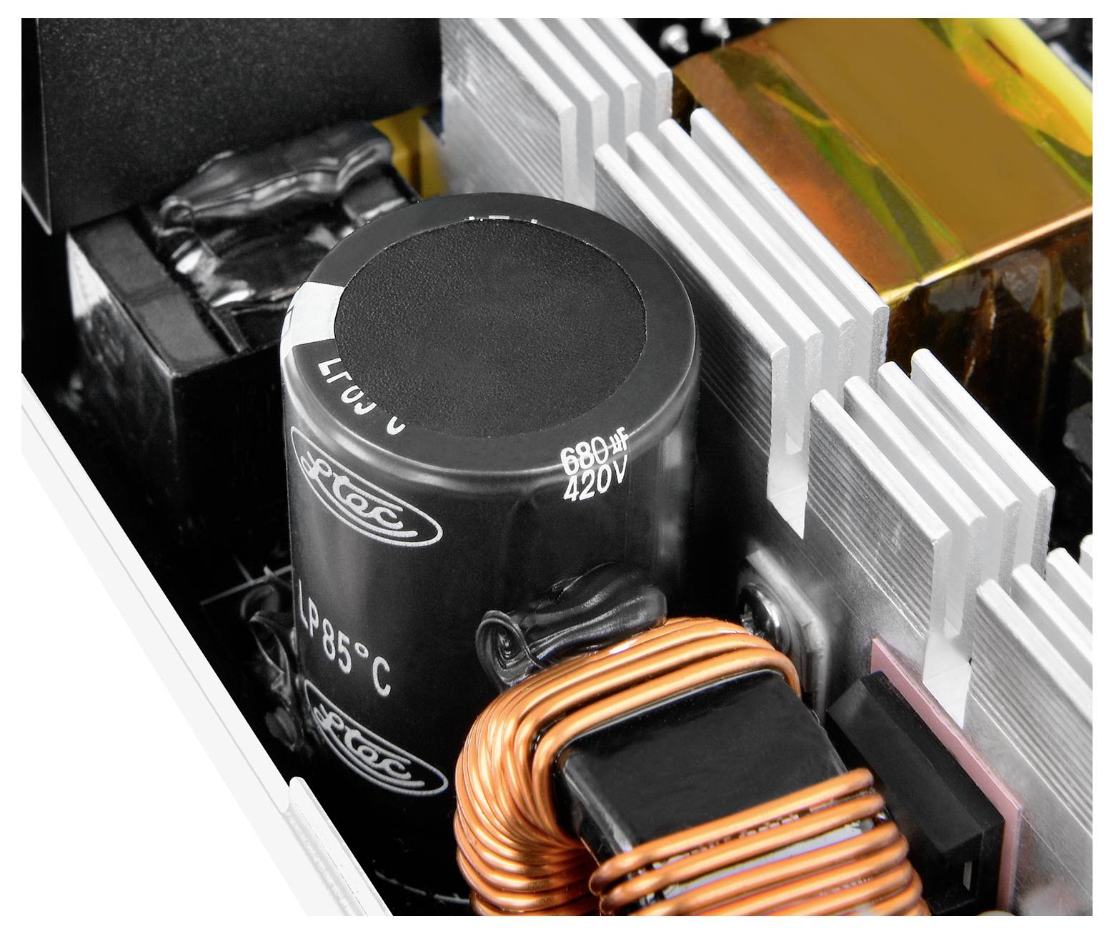 Thermaltake Toughpower GT Snow 1000W, 1000 W, 100 - 240 V, 50/60 Hz, 15 - 10 A, Actif, 100 W-7