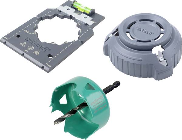 Wolfcraft  5897000 Jeu de couronnes de perçage 3 pièces 68 mm  1 pc(s)