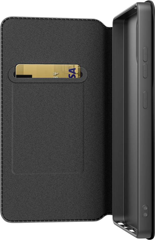 Black Rock Booklet "Slim Folio" für Samsung Galaxy S25 Ultra, Schwarz Étui portefeuille Samsung Galaxy S25 Ultra noir 00-0