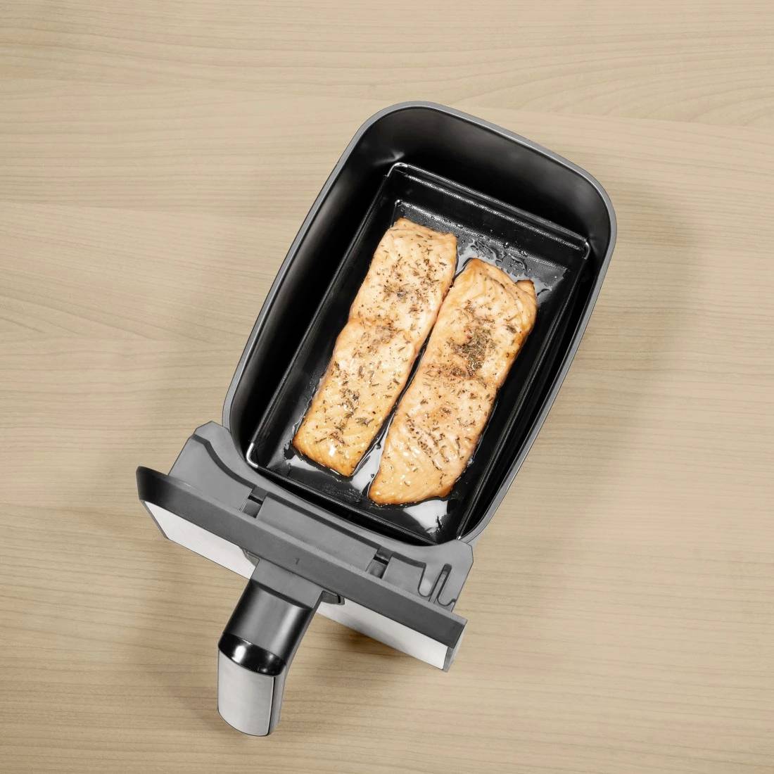 Xavax Einsatz für Heißluftfritteusen, Anti-Haft, ofenfest, 12,5 x 20 cm Friteuse à air chaud noir-5