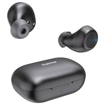 Hama Écouteurs intra-auriculaires Bluetooth Stereo noir sonnerie personnalisable pour le sport-0