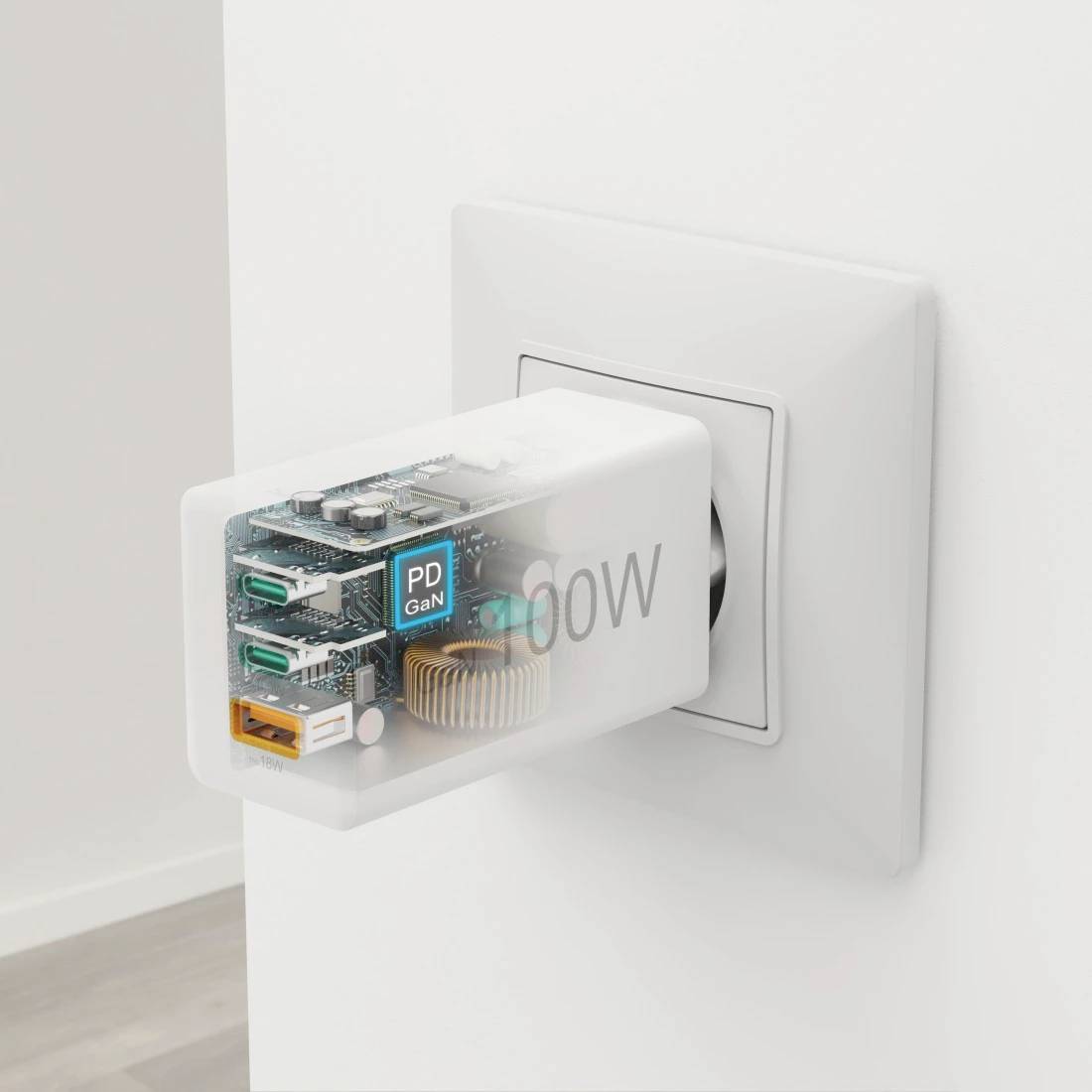 Hama Chargeur USB 100.00 W blanc-14