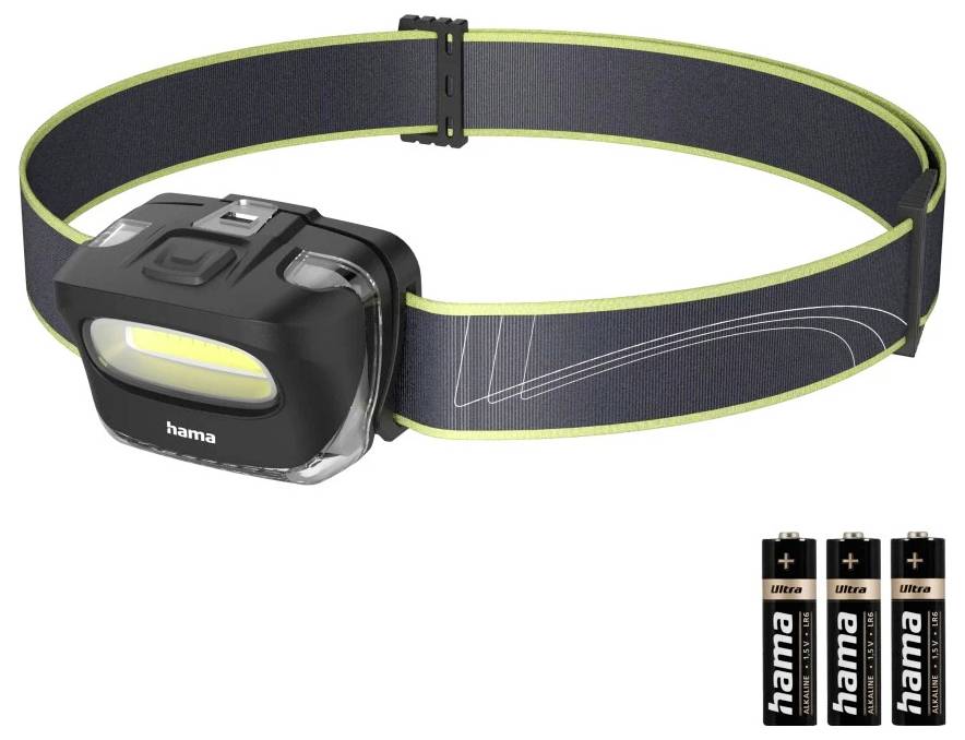 Hama 00228614 LED COB Lampe frontale réglable 110 lm 19 h 83.00 g-3