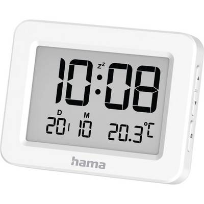 Hama 00222205 Réveil blanc-0