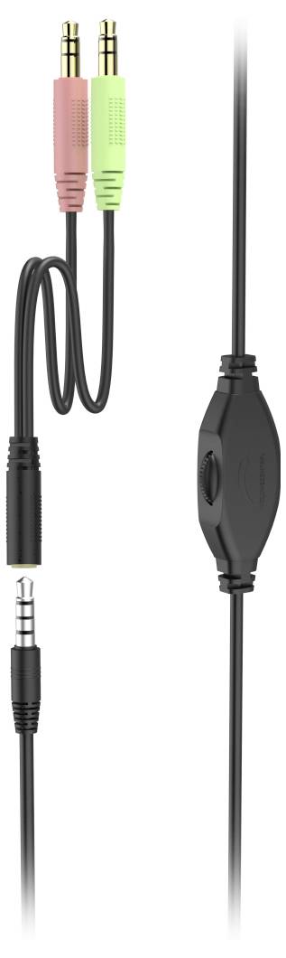 Hama Micro-casque supra-auriculaire noir, argent-1