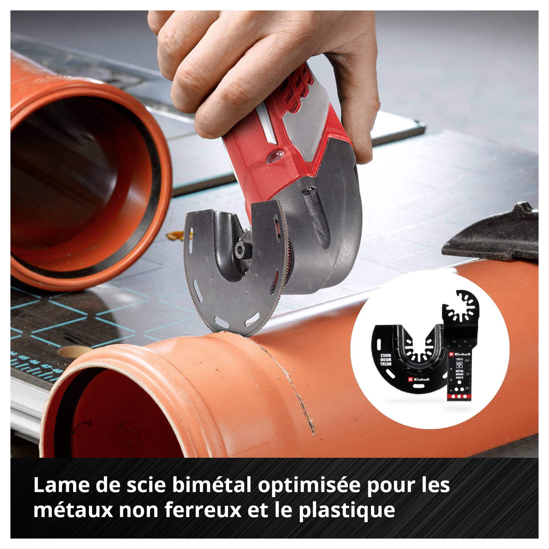 Einhell 708117 17-tlg SB Bi-métallique Set outils multifonction 22 mm 1 pc(s)-3