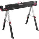 TOOLCRAFT TO-10311630 acier Tréteau pliable pliable, à hauteur réglable 590 kg (l x P) 1157 mm x 687 mm 9.75 kg 1 pc(s)