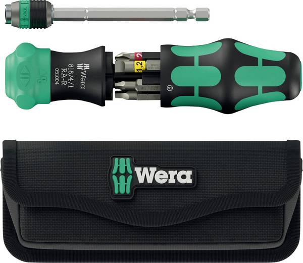 Wera Kraftform Kompakt 26 RA-R universel Tournevis à cliquet et embout
