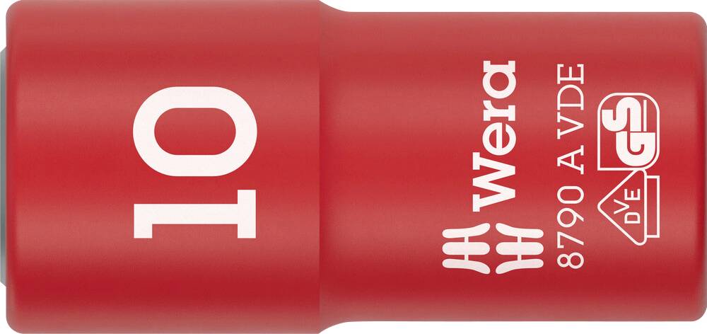 Wera 8790 A VDE 05005936001 6 pans extérieurs Douille isolé 10 mm 10 mm 1/4"