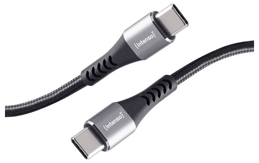 Intenso Câble USB-C USB-C® mâle, USB-C® mâle 1.5 m noir très flexible 7901000