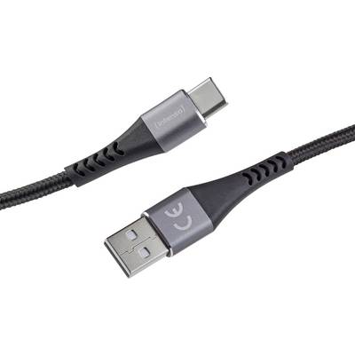 Intenso Câble USB USB-A mâle, USB-C® mâle 1.5 m noir 7901100-0
