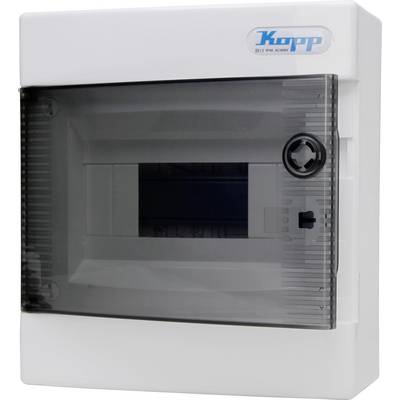 Kopp 350915041 Boîtier de distribution Nombre de divisions = 8 Nbr de rangées = 1 Contenu 1 pc(s)-0