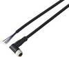 TRU COMPONENTS TC-13751836 Câble de raccordement M8 x 1 femelle, coudé 2 m Nombre de pôles: 5 1 pc(s)